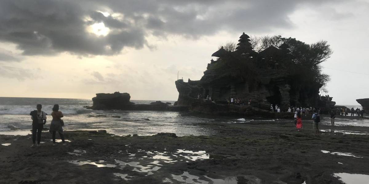 Sunset at Tanah Lot